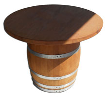 Barrel table. Dimensions of your choice