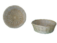 Round baskets without handles (Various dimensions).