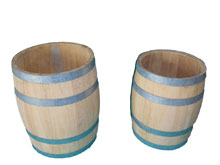 Barrel pots. Dimensions of your choice