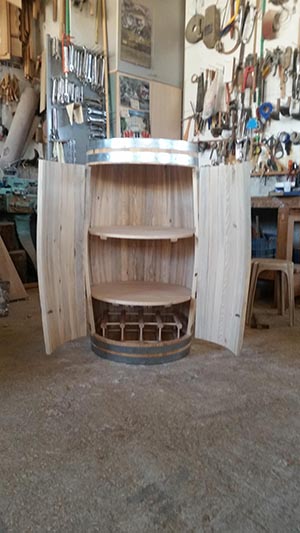 Barrel bar - wine cellar (Dimensions of your choice)