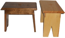 Engraved stool