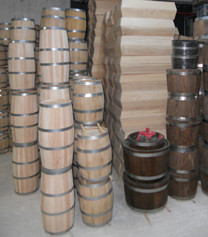 Wooden barrels